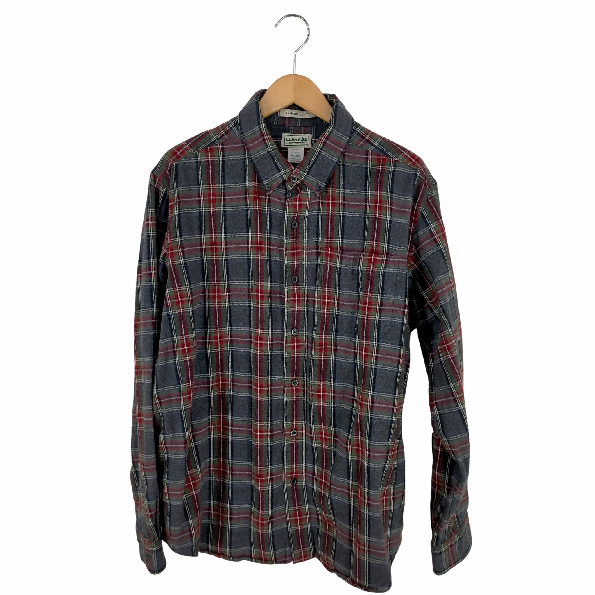L.L.Bean(エルエルビーン)Scotch Plaid Flannel Shirt Traditional Fit