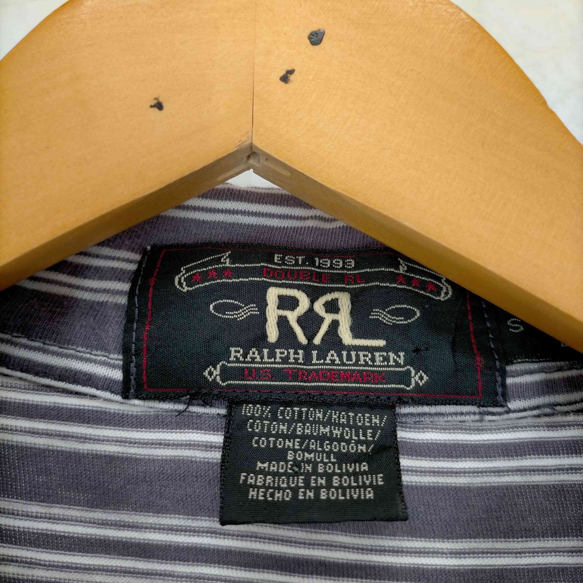 RRL RALPH LAUREN(ダブルアールエル ラルフローレン)90S 三つ星タグ ボーダーポロシャツ
