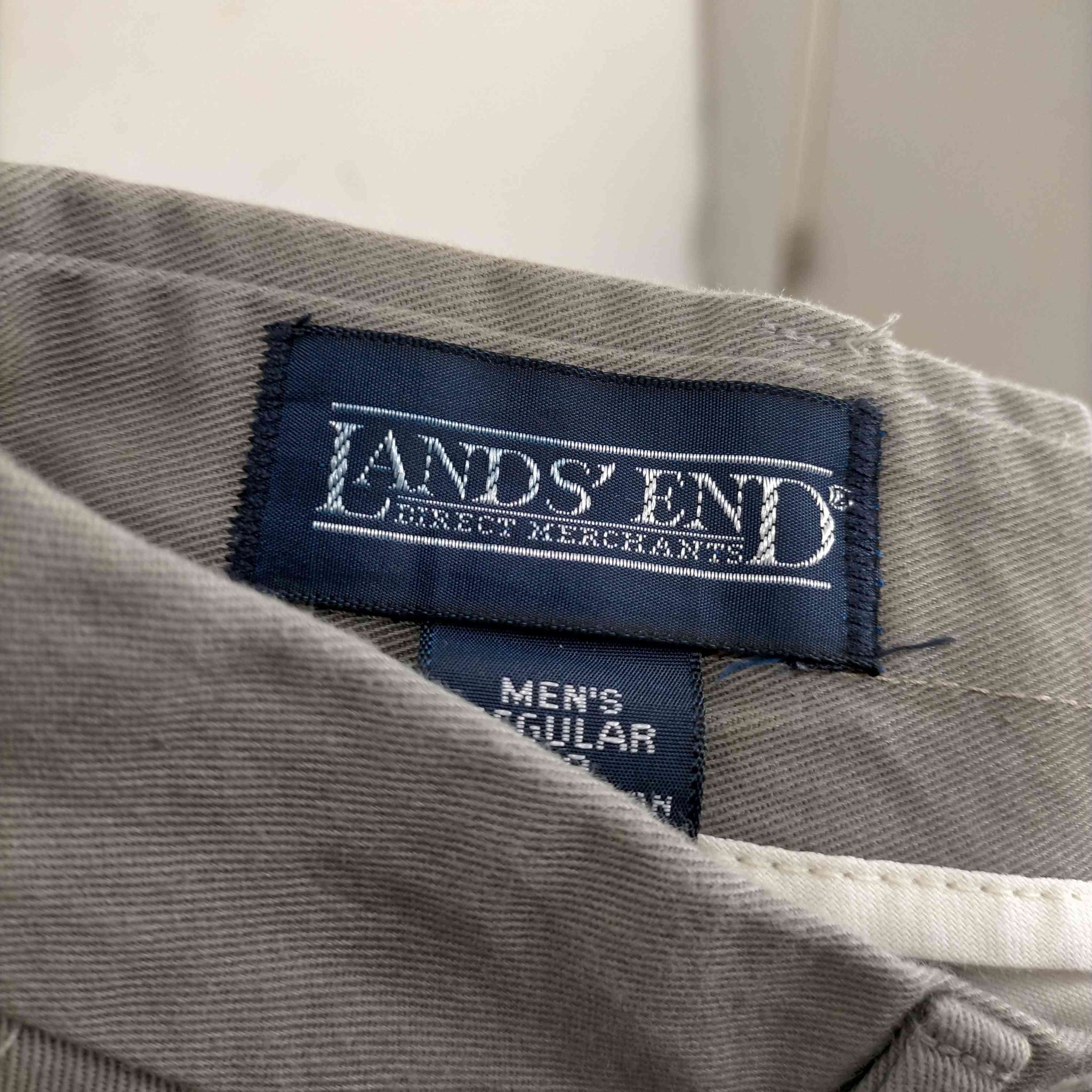 LANDS END(ランズエンド)90～00S コットン2タックチノパンツ