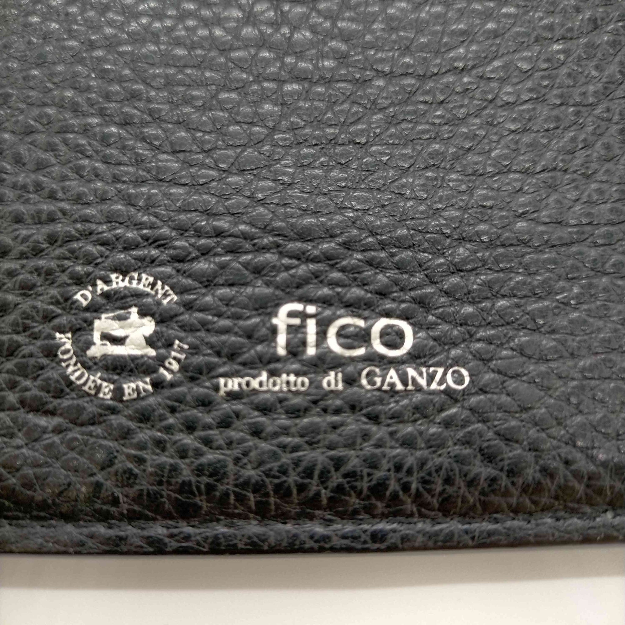 FiCO｢GANZO｣ﾍﾞｼﾞﾀﾌﾞﾙﾀﾝﾆﾝﾚｻﾞｰ3つ折り財布天然皮革