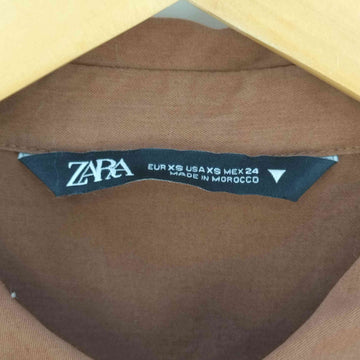 ZARA(ザラ)PLEATED SHIRT DRESS プリーツシャツワンピース