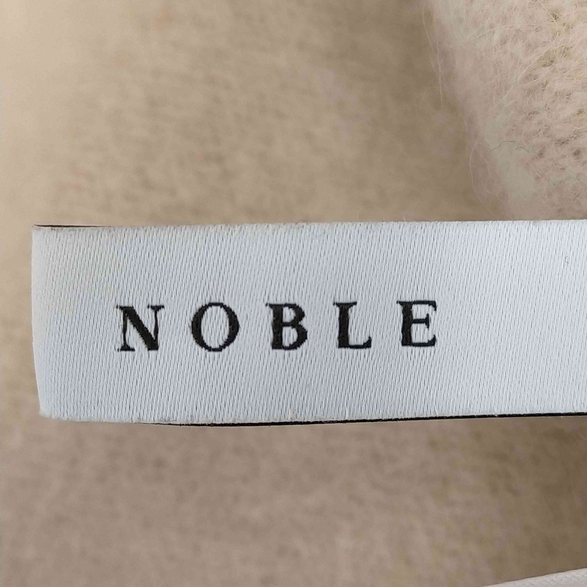 Noble(ノーブル)ラクーンニットオーバーカーディガン