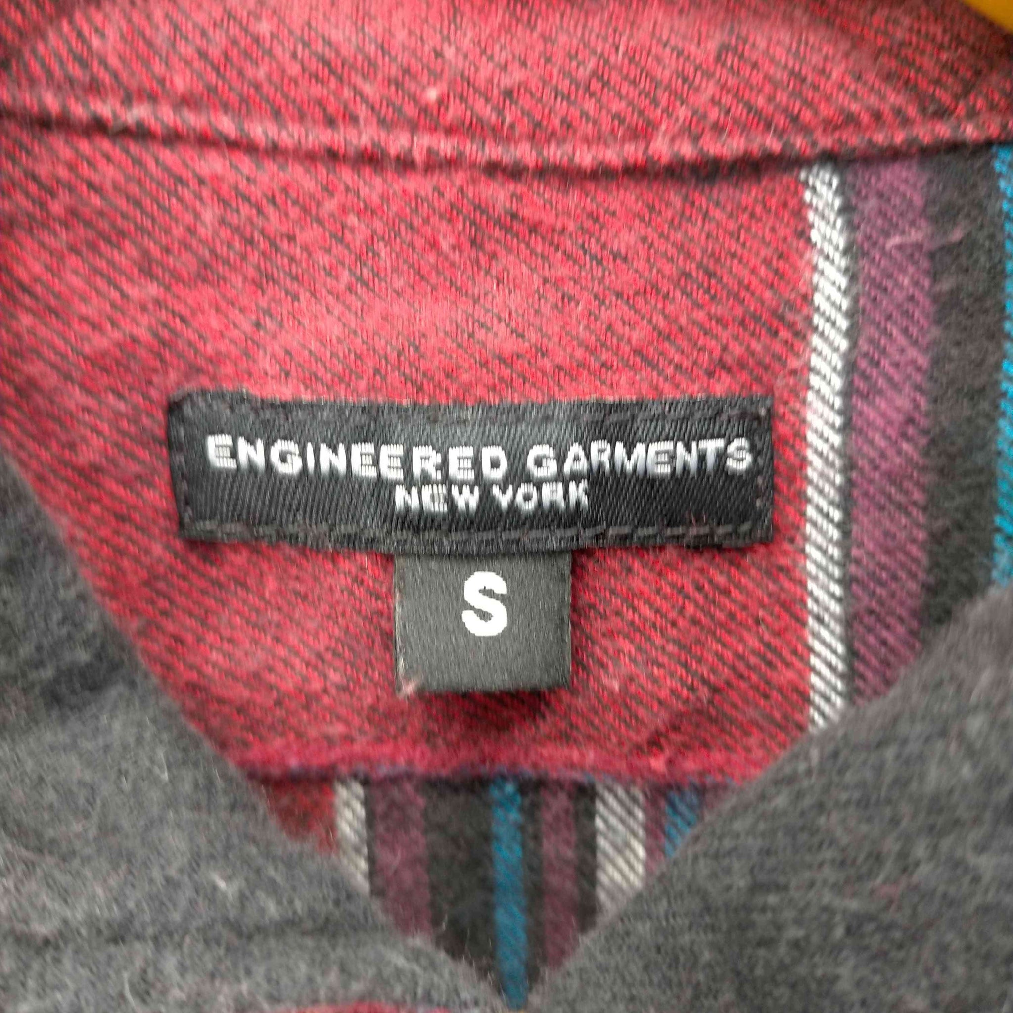 Engineered Garments(エンジニアードガーメンツ)丸襟チェックネルシャツ