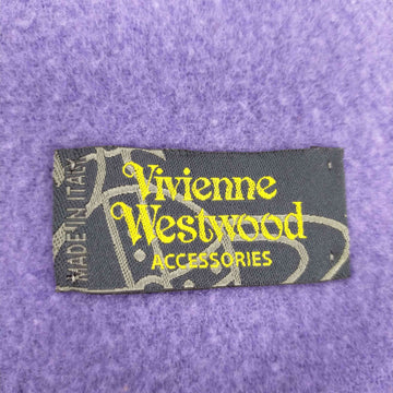 Vivienne Westwood(ヴィヴィアンウエストウッド)Accessories ロゴ刺繍ウールフリンジマフラー