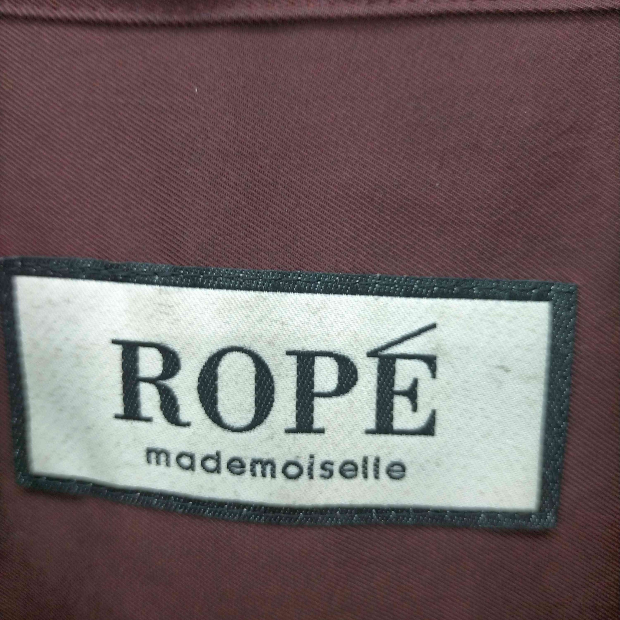 ROPE mademoiselle(ロペマドモアゼル)サテン シャツ ワンピース