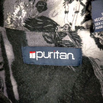 PURITAN(ピューリタン)総柄レーヨンアロハシャツ