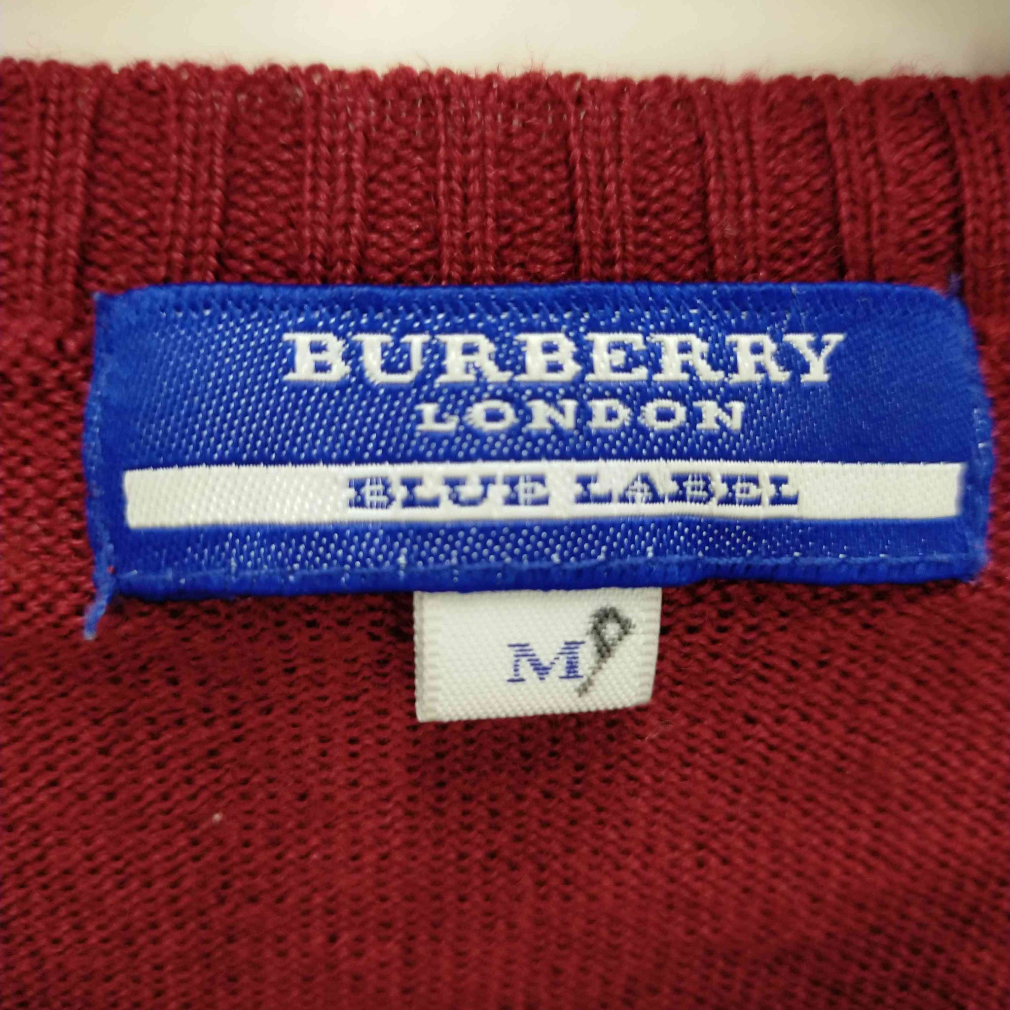 BURBERRY BLUE LABEL(バーバリーブルーレーベル)ウールニットカーディガン