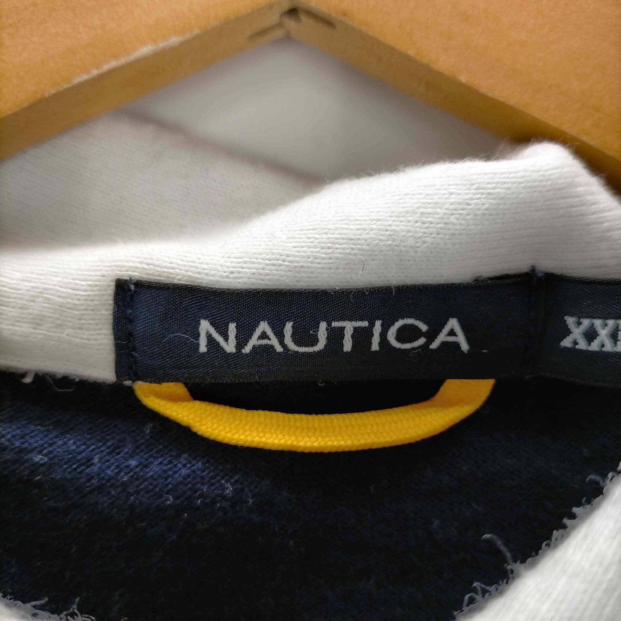 NAUTICA(ノーティカ)フロントロゴ刺繍ボーダー S/S ポロシャツ