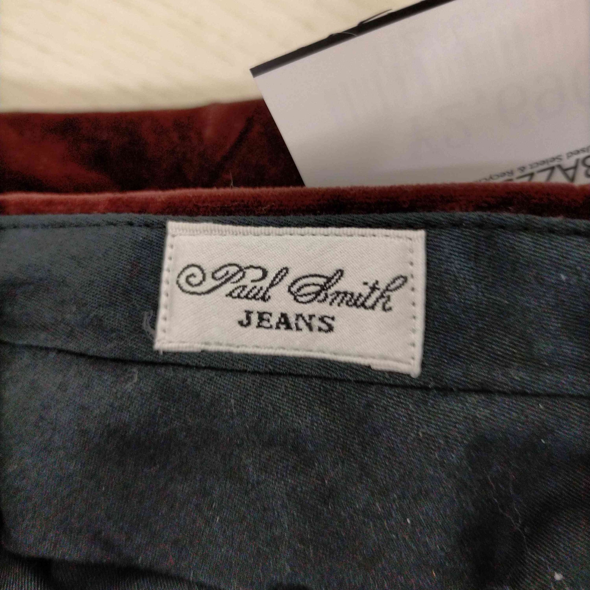 PaulSmith jeans ポールスミスジーンズ(ポールスミスジーンズ)OLD 2タックベロアスラックス