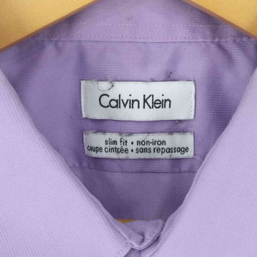 CALVIN KLEIN(カルバンクライン)コットン レギュラーカラーシャツ