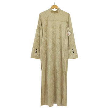 USED古着(ユーズドフルギ){{M TO R}} VELOUR LONG TIE MAXI LENGTH DRESS