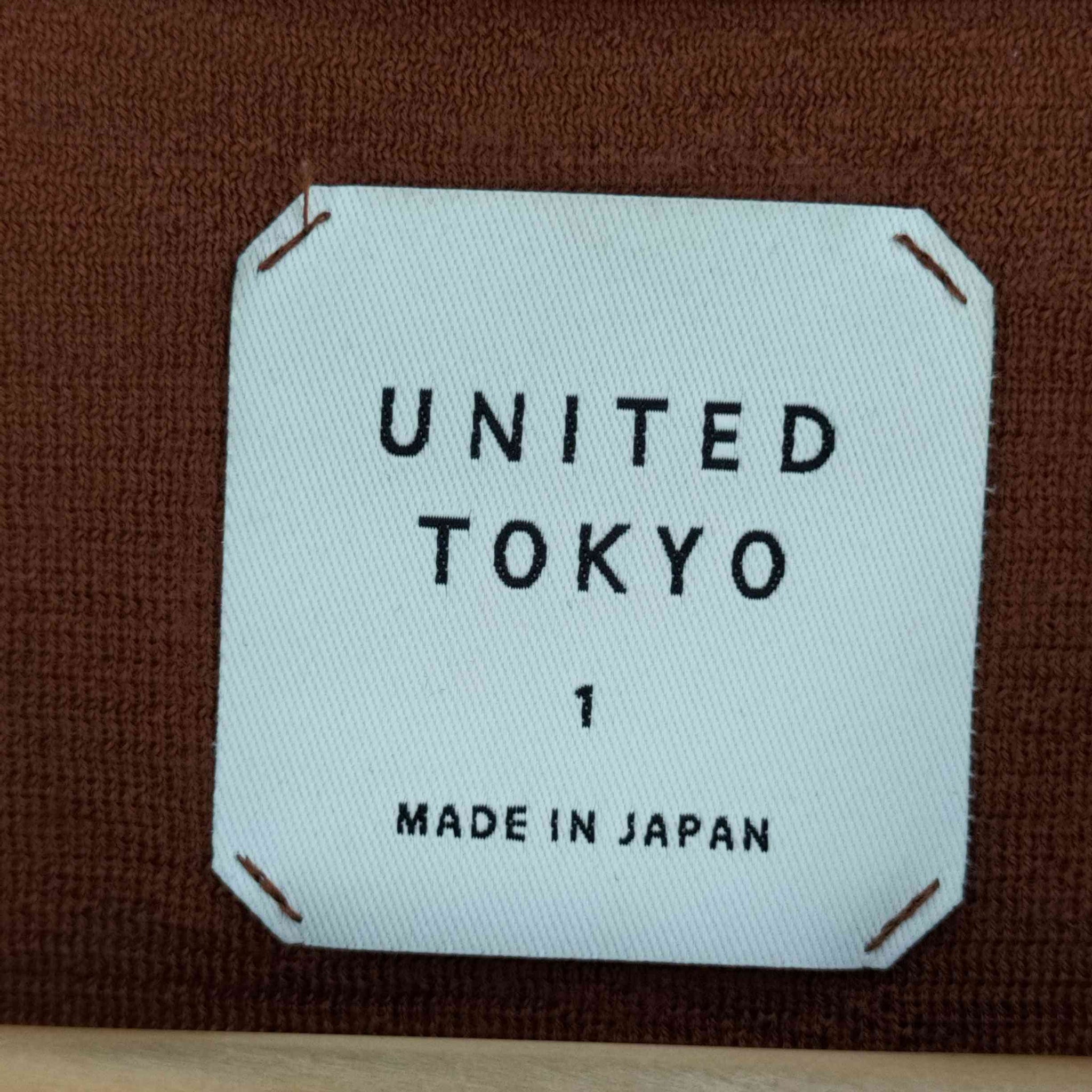 UNITED TOKYO(ユナイテッドトウキョウ)Super120's 18Gウォッシャブルクルーネックニット