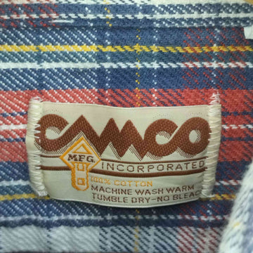 CAMCO(カムコ)ヘビーフランネルチェックシャツ