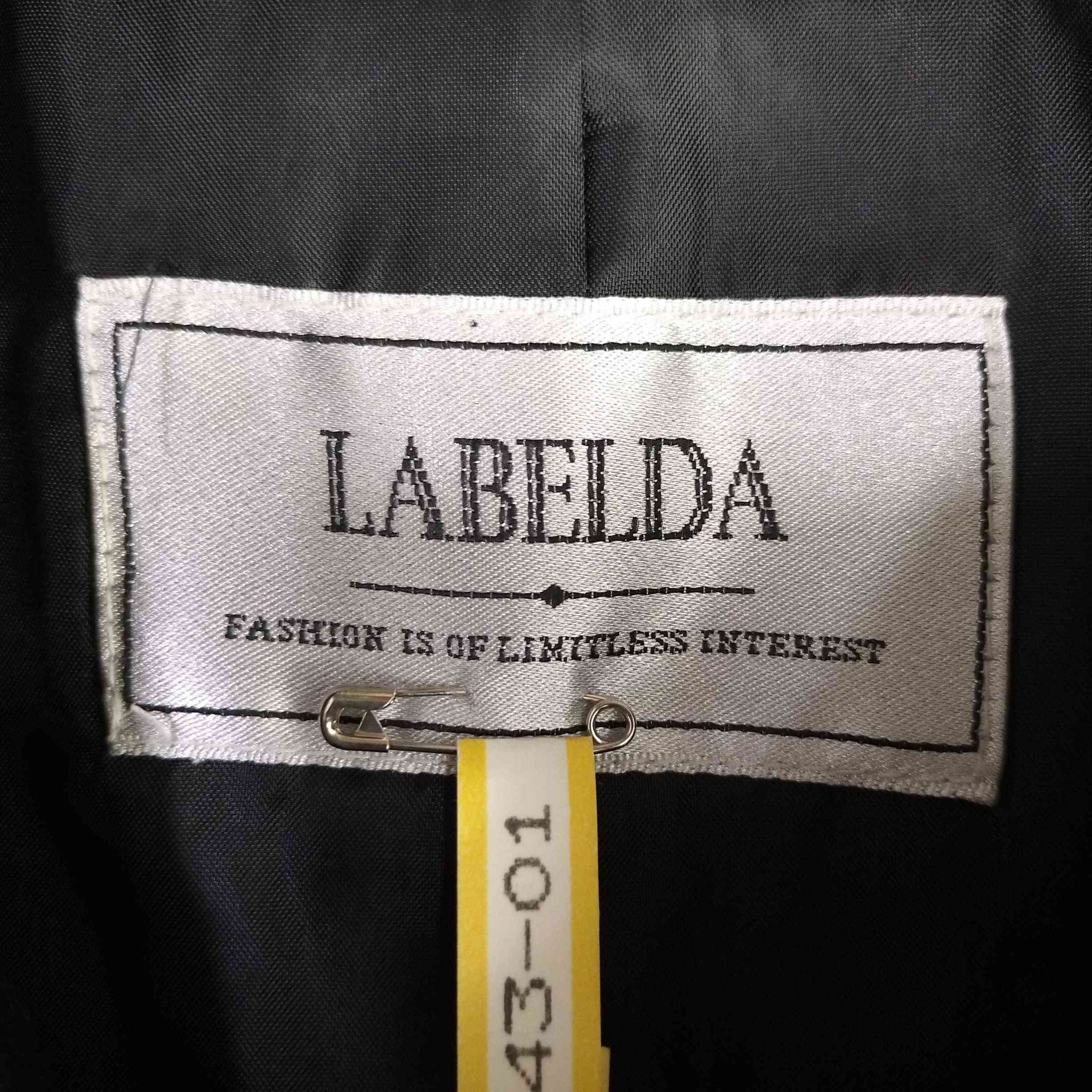LABELDA(ラベルダ)ウール カシミヤ ステンカラー コート