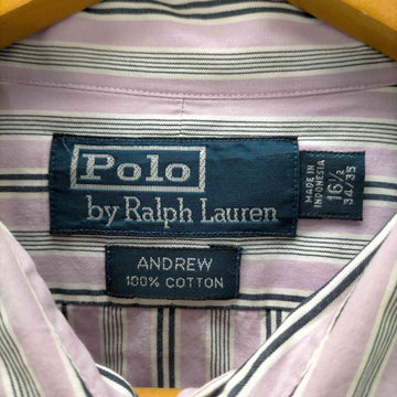 Polo by RALPH LAUREN(ポロバイラルフローレン)ANDREW インドネシア製 ストライプ 長袖シャツ
