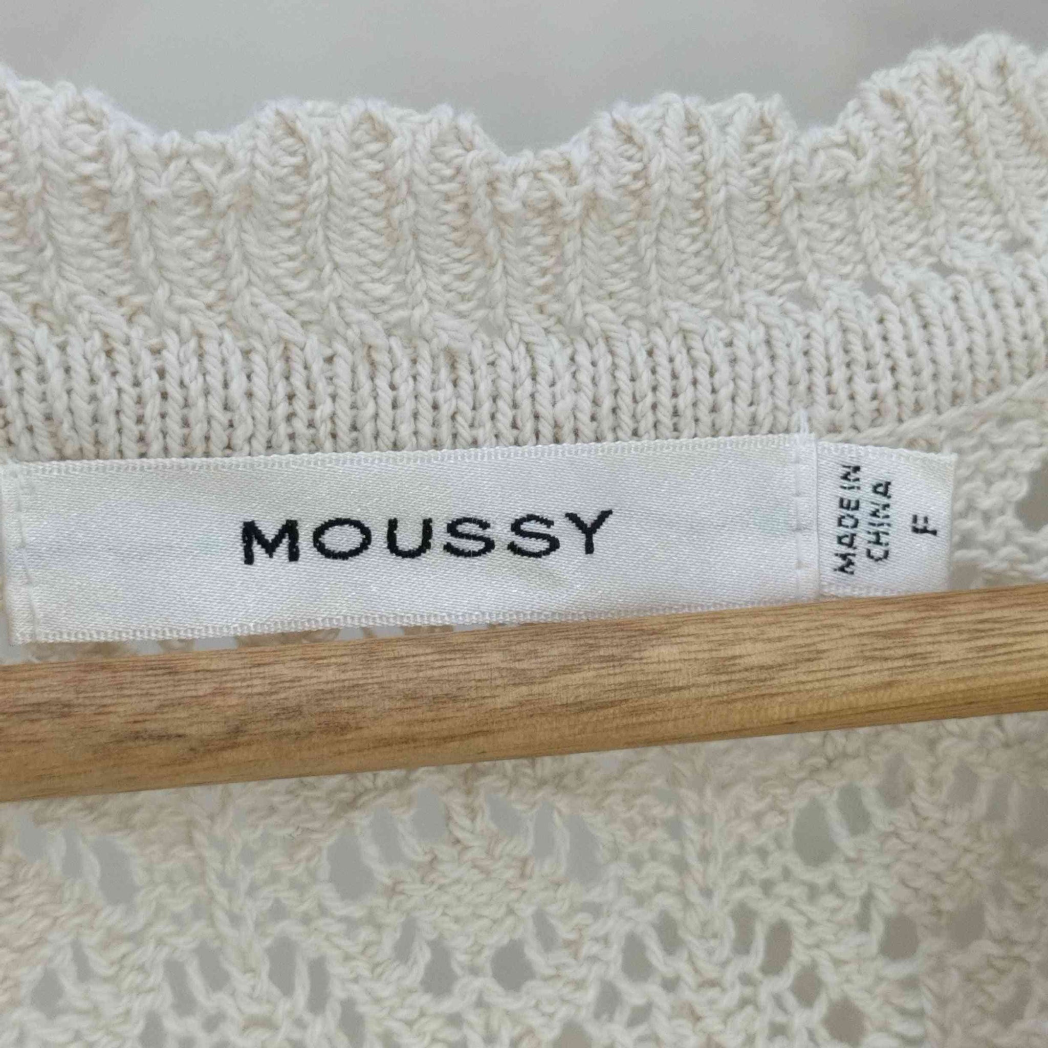 moussy(マウジー)LACE KNITTING ドレス