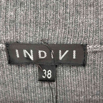 INDIVI(インディヴィ)ラップデザイン ニットワンピース