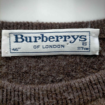 BURBERRYS(バーバリーズ)OLDホース刺繍 アーガイル柄 クルーネック ラムウールニット