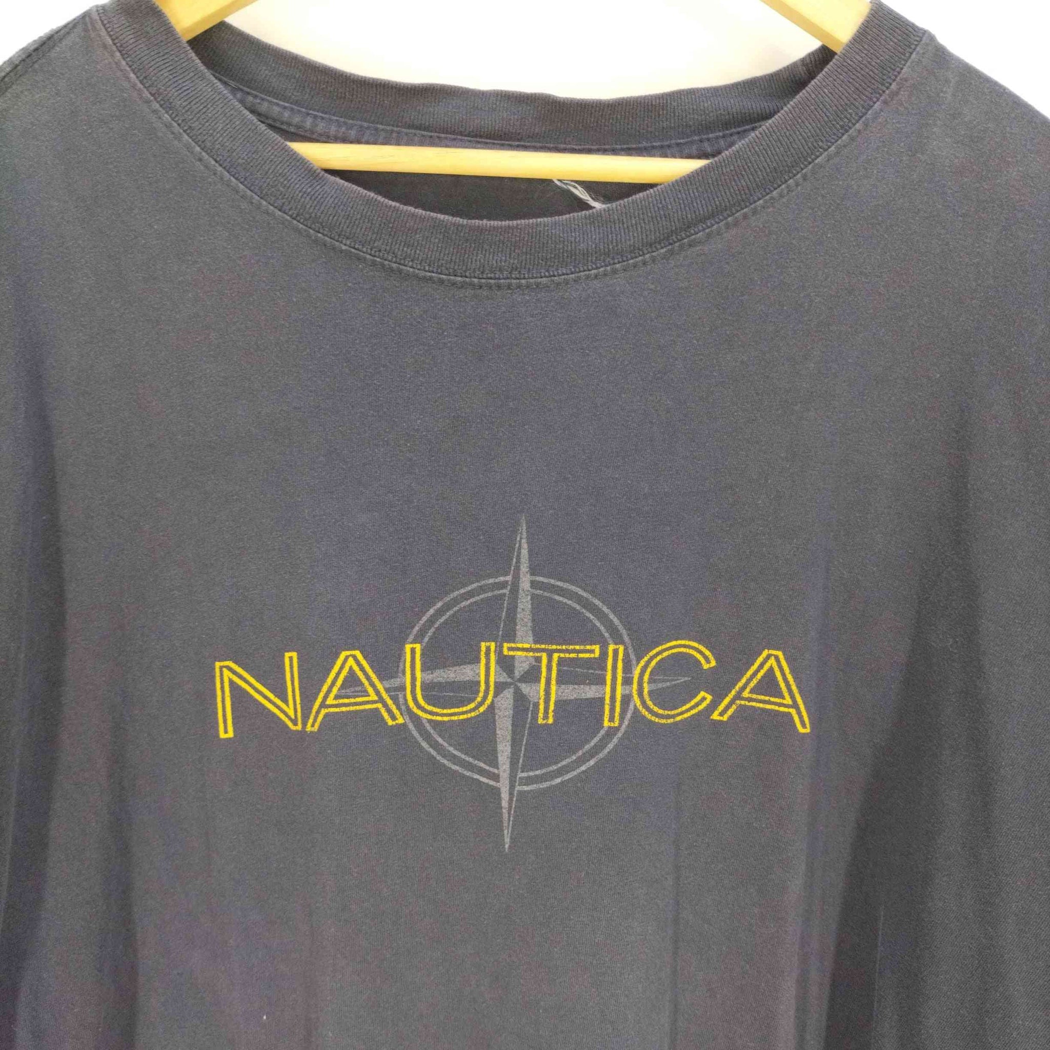 NAUTICA(ノーティカ)ロゴプリント オーバーサイズ クルーネックTシャツ
