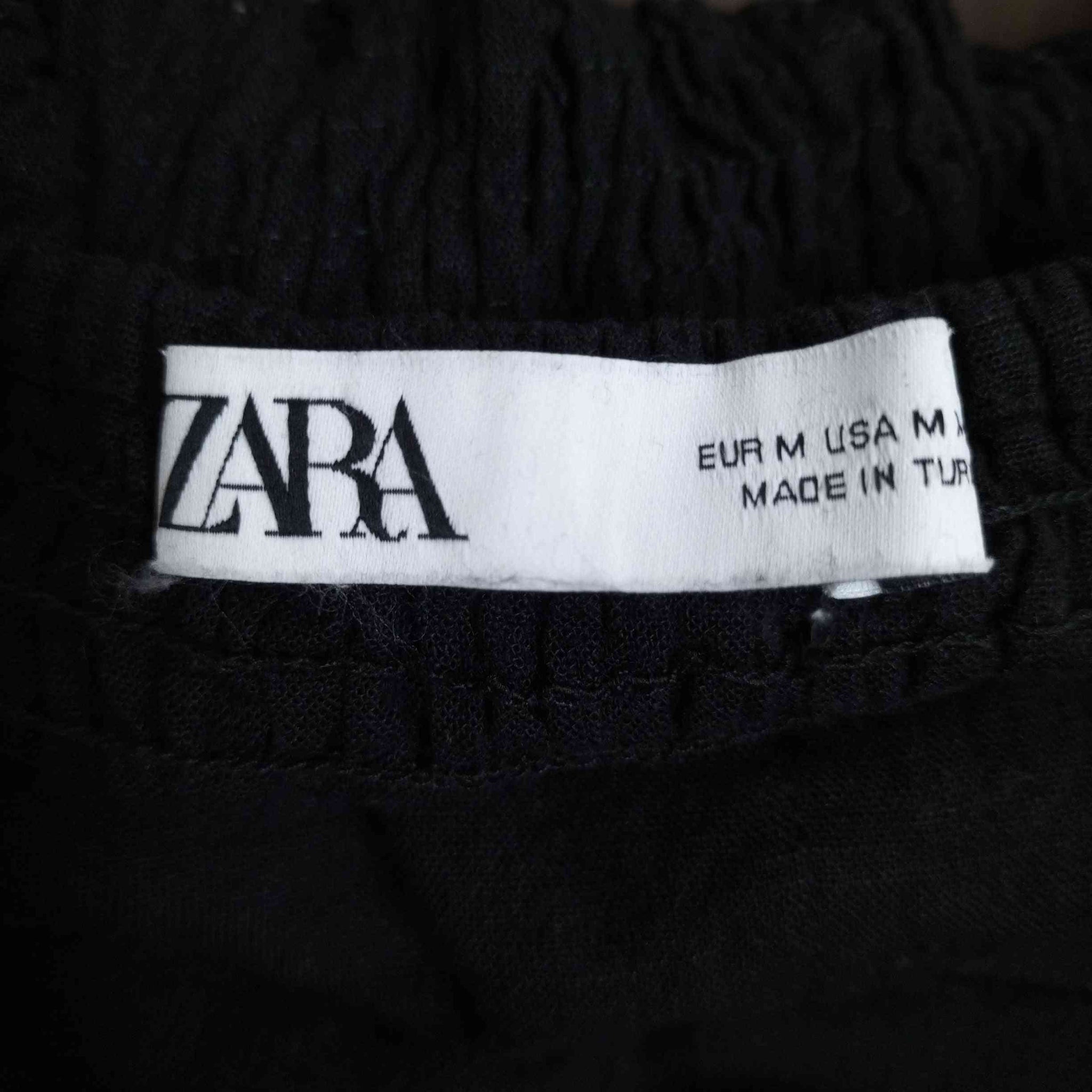 ZARA(ザラ)Black Linen Jumpsuit ブラックリネン ジャンプスーツ