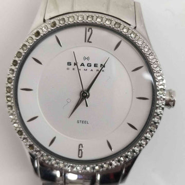 SKAGEN(スカーゲン)Klassik Silver Link ラインストーン 腕時計