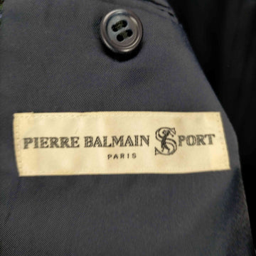 Pierre Balmain(ピエールバルマン)チェック柄 2Bアルパカウールテーラードジャケット