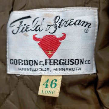 FIELD&STREAM(フイールドアンドストリーム)GORDON&FERGUSON TALON アルミジッパー デカ襟 ナイロン 中綿ジャケット