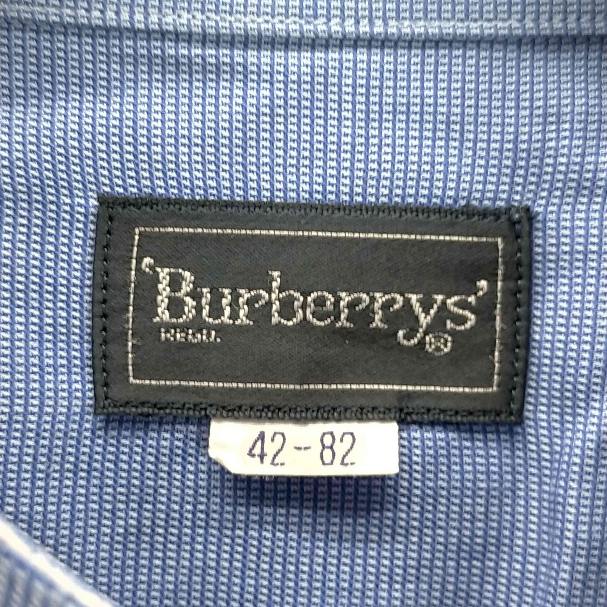 BURBERRYS(バーバリーズ)L/S バンドカラーシャツ