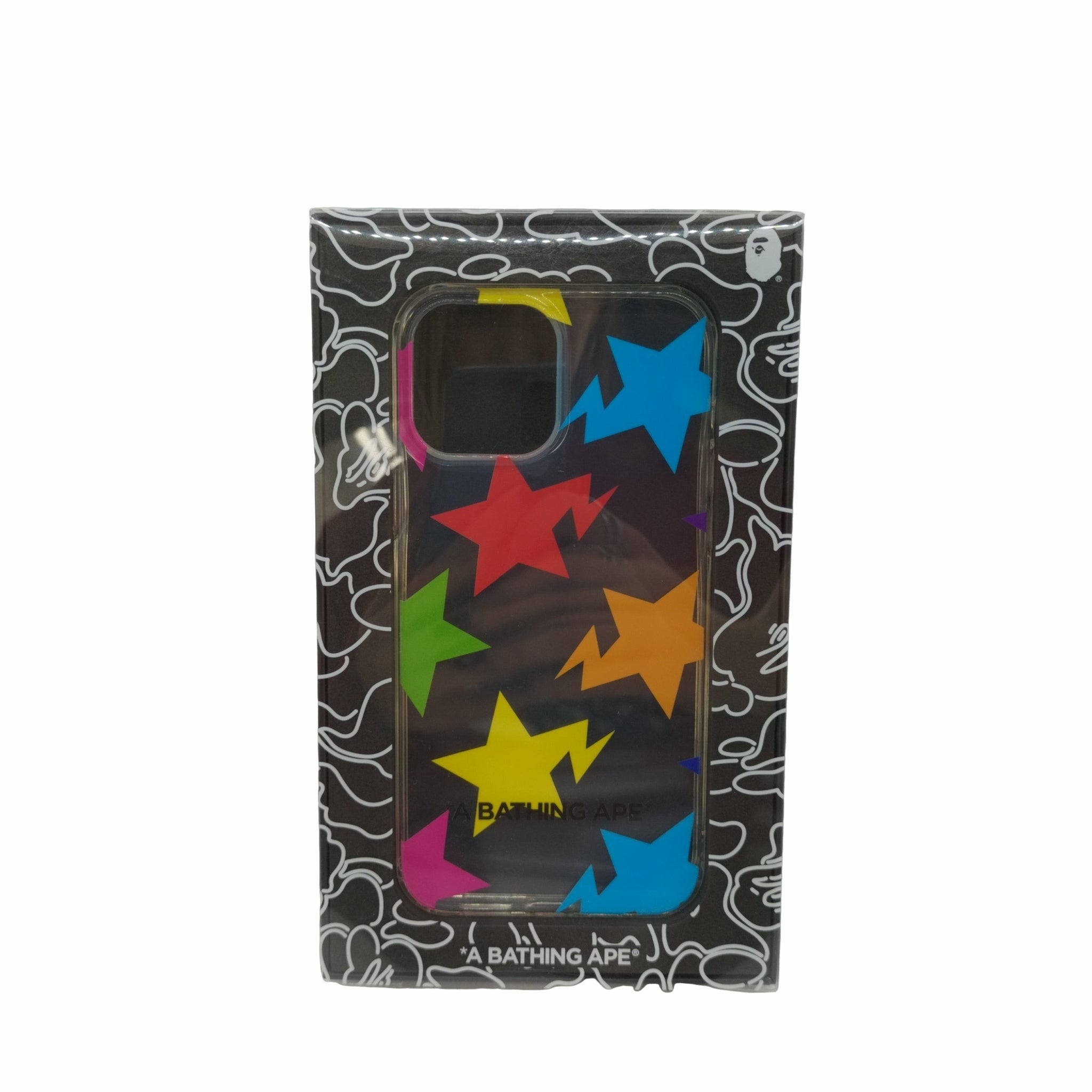 A BATHING APE(アベイシングエイプ)sta pattern iphone case 6.7inch