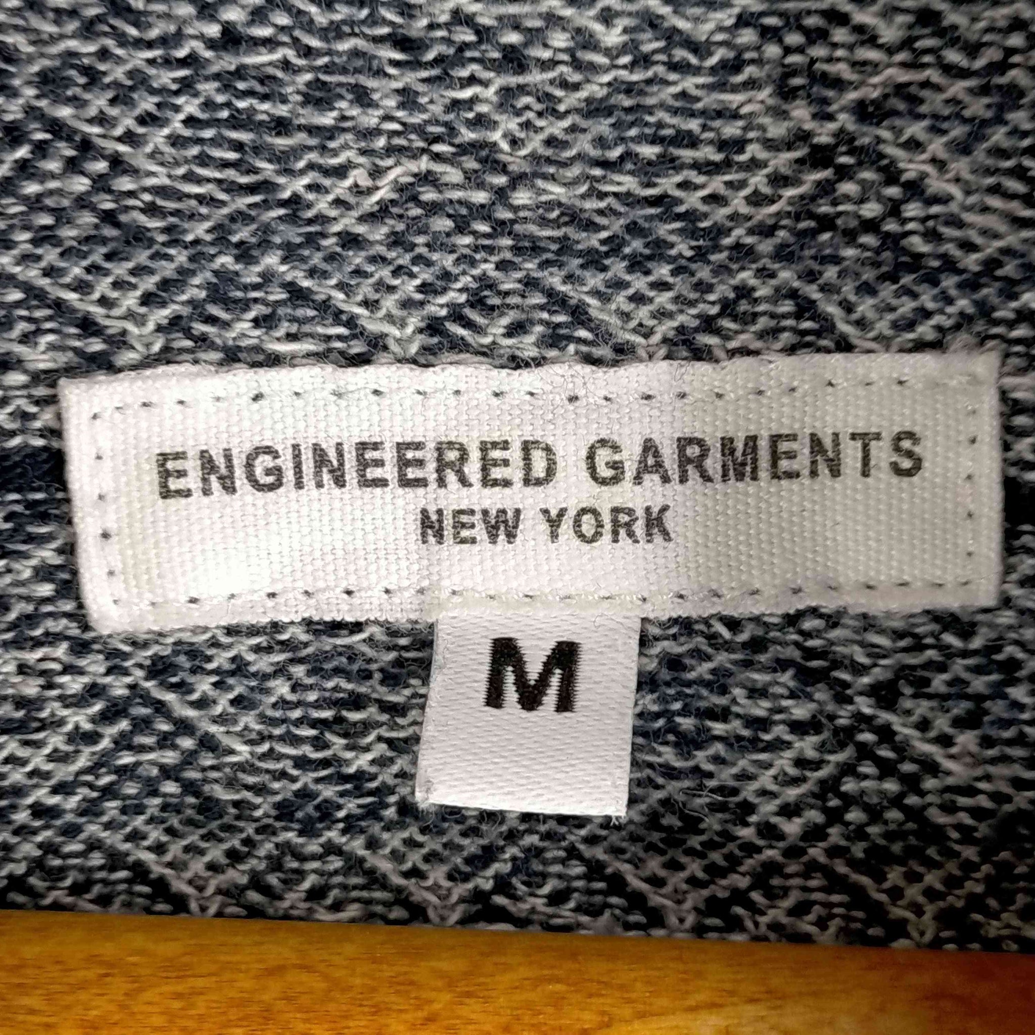 Engineered Garments(エンジニアードガーメンツ)総柄ノースリーブジップパーカー