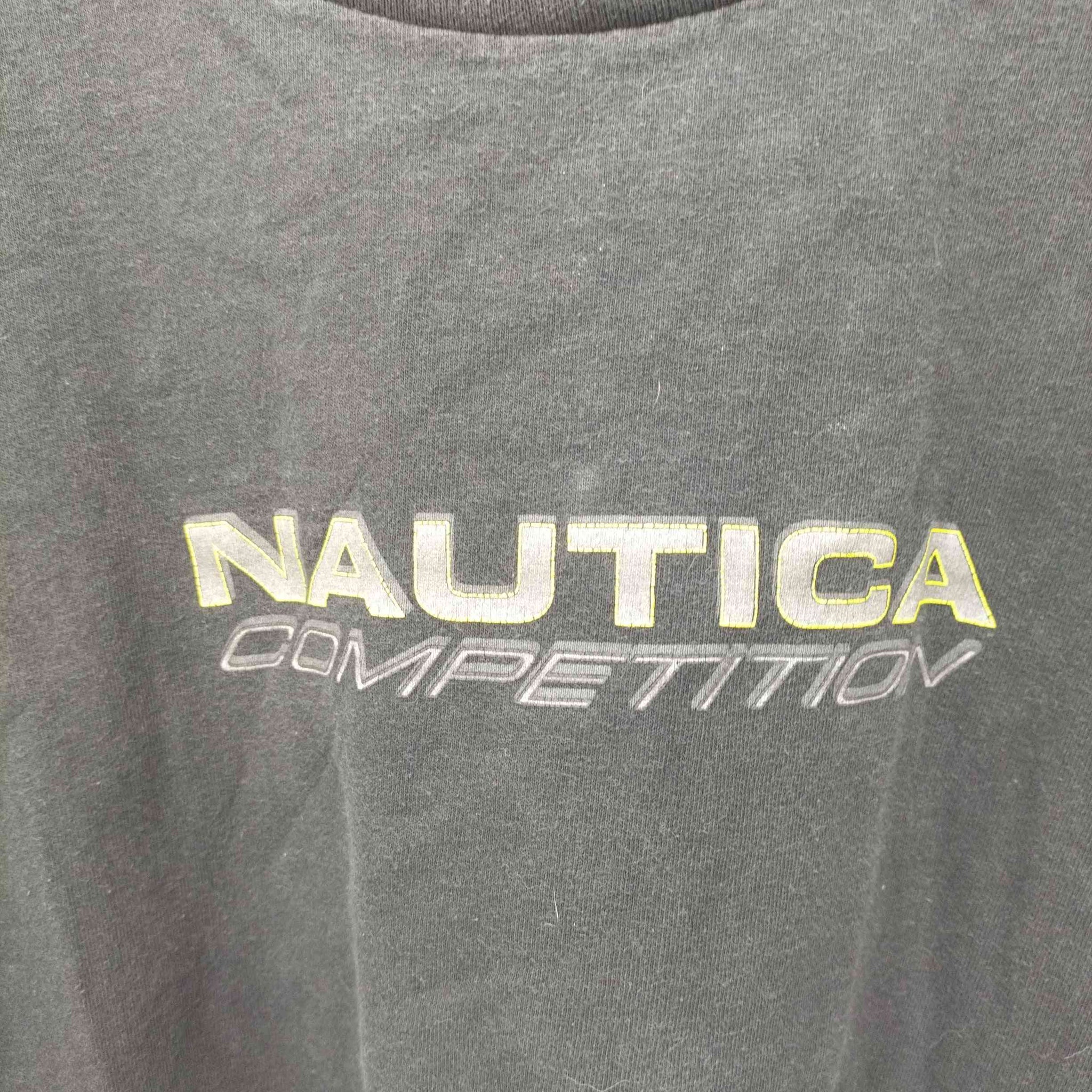 NAUTICA(ノーティカ)90-2000s USA製 ロゴプリント ダブルステッチ Tシャツ