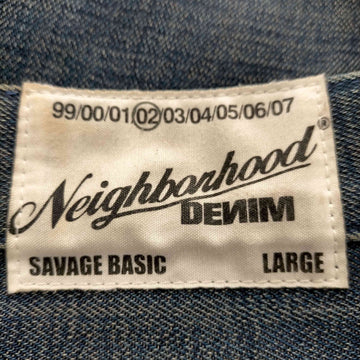 NEIGHBORHOOD(ネイバーフッド)DENIM SAVAGE BASIC 02 裾プリント デニムパンツ