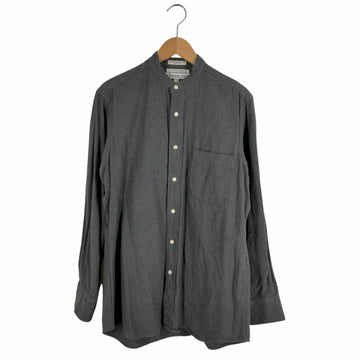 individualized shirts(インディヴィジュアライズドシャツ)USA製 WOVEN IMPORTED COTTON バンドカラーシャツ