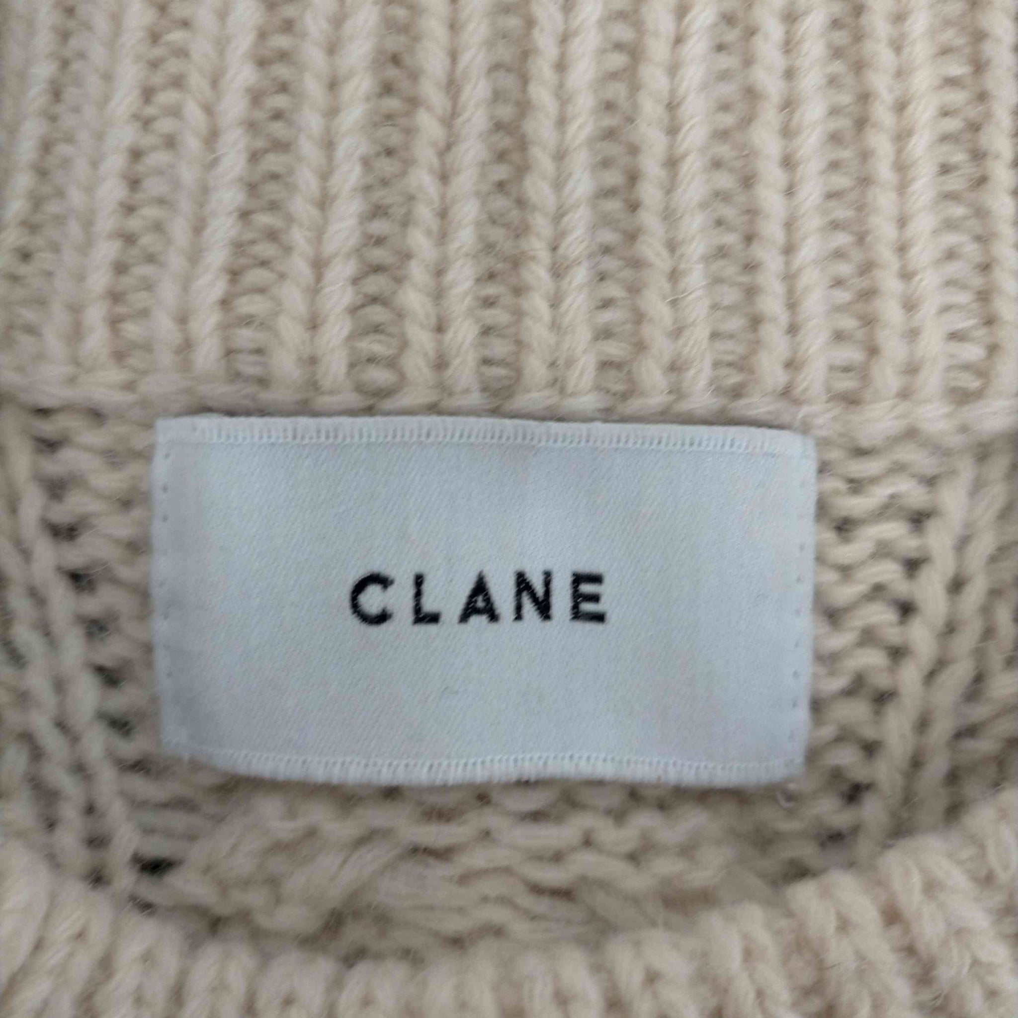 CLANE(クラネ)3D CABLE KNIT