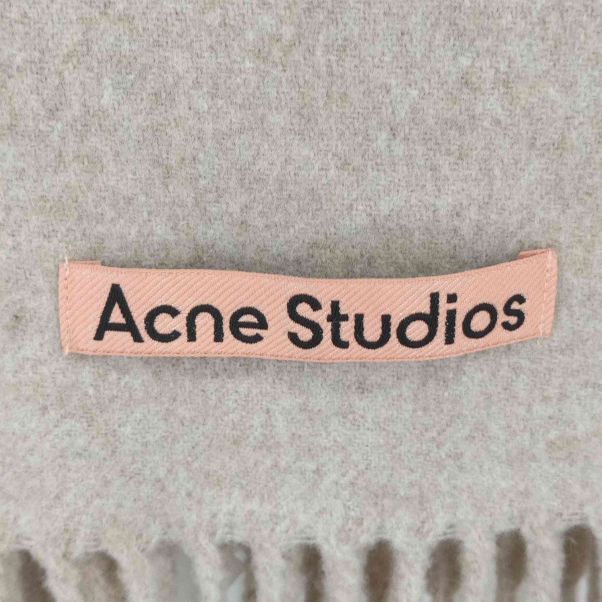 ACNE STUDIOS(アクネストゥディオズ)フリンジウールスカーフ - オーバーサイズ 200x70cm