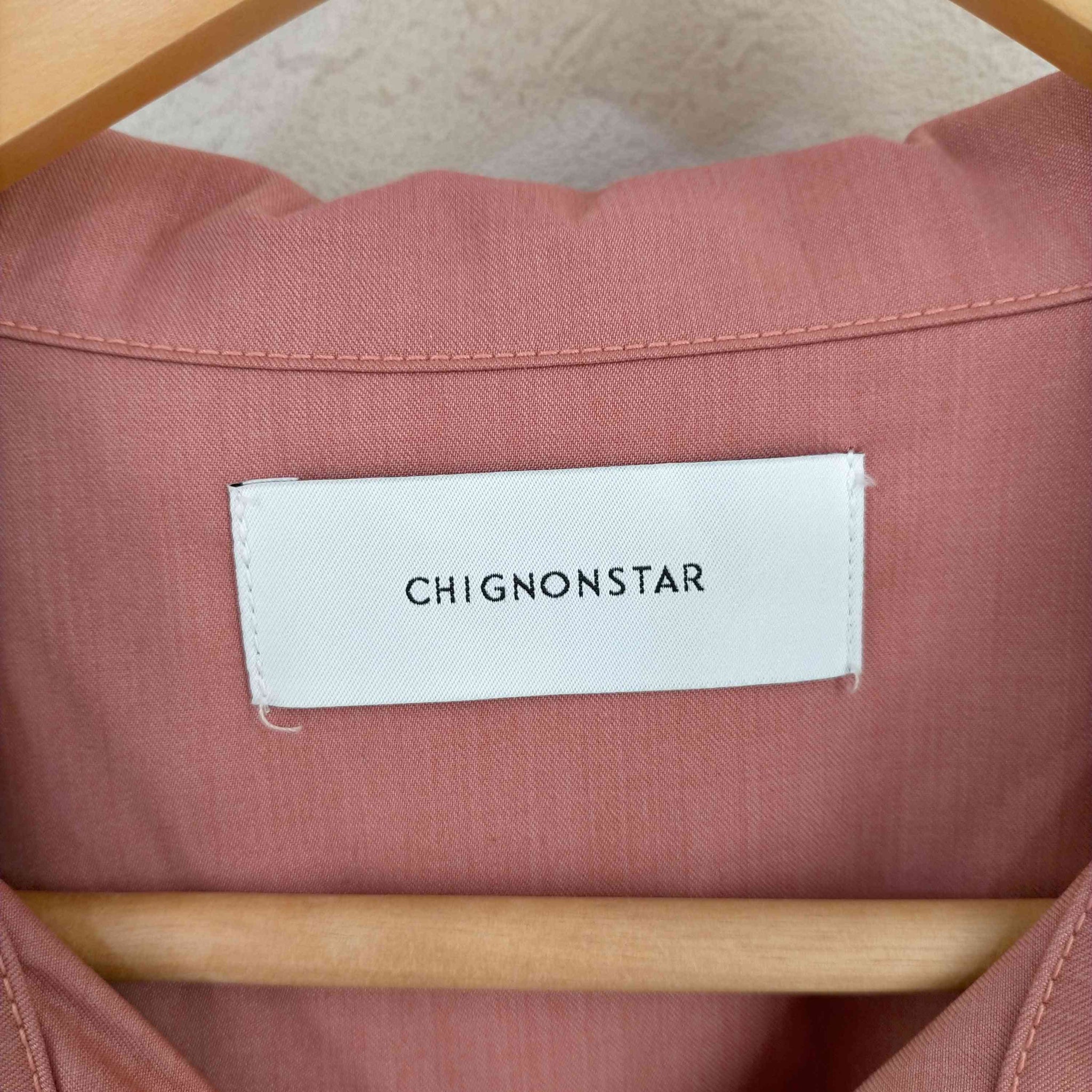 Chignonstar(シニヨンスター)オープンカラー ジャンプスーツ