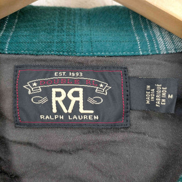 RRL RALPH LAUREN(ダブルアールエル ラルフローレン)インド製 コットン ネルシャツ オープンカラー