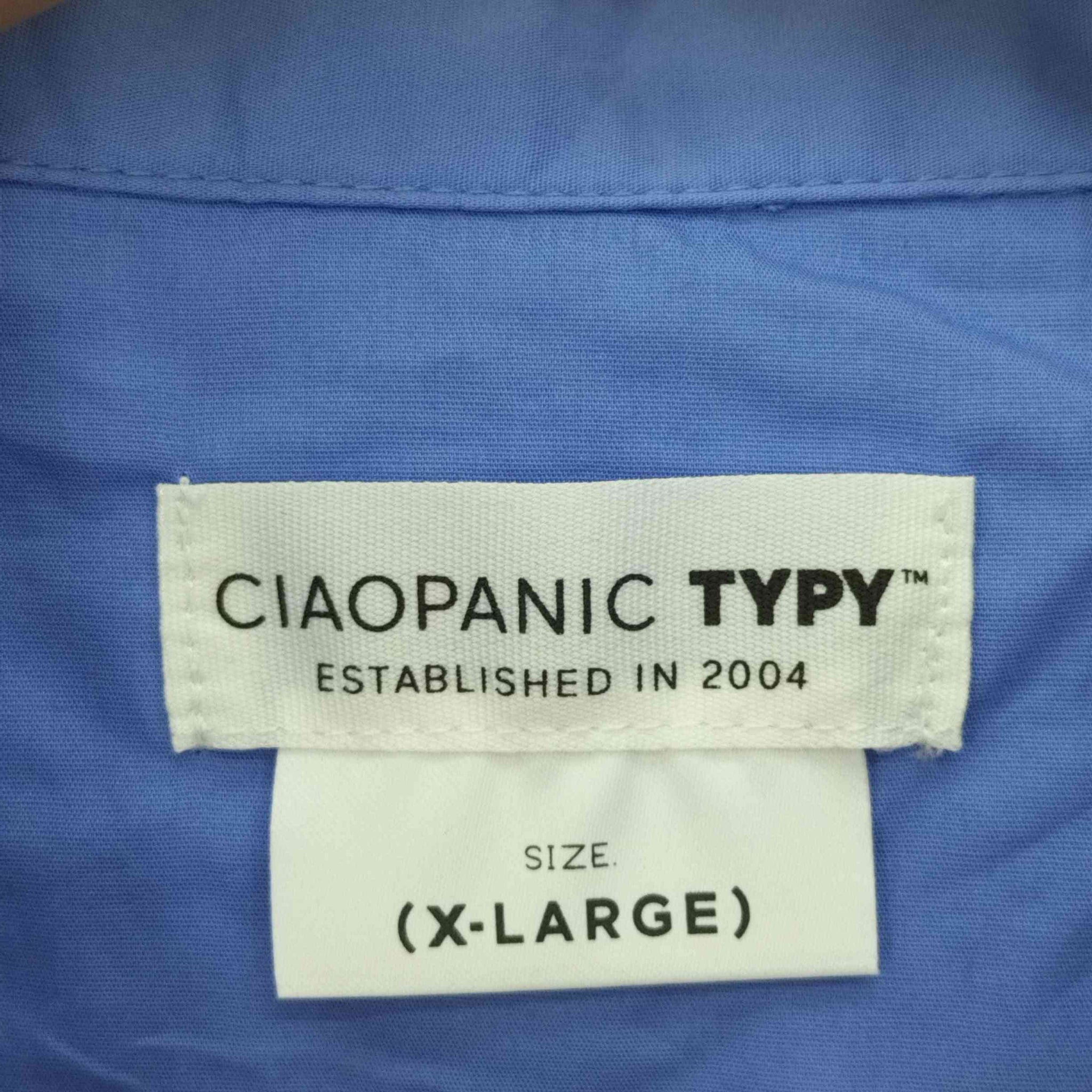 CIAOPANIC TYPY(チャオパニックティピー)オーバーサイズレギュラーカラーアソートシャツ