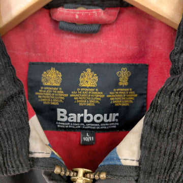 Barbour(バブアー)オイルドクロスハンティングジャケット イギリス国旗 コーデュロイ襟 INTERNATIONAL