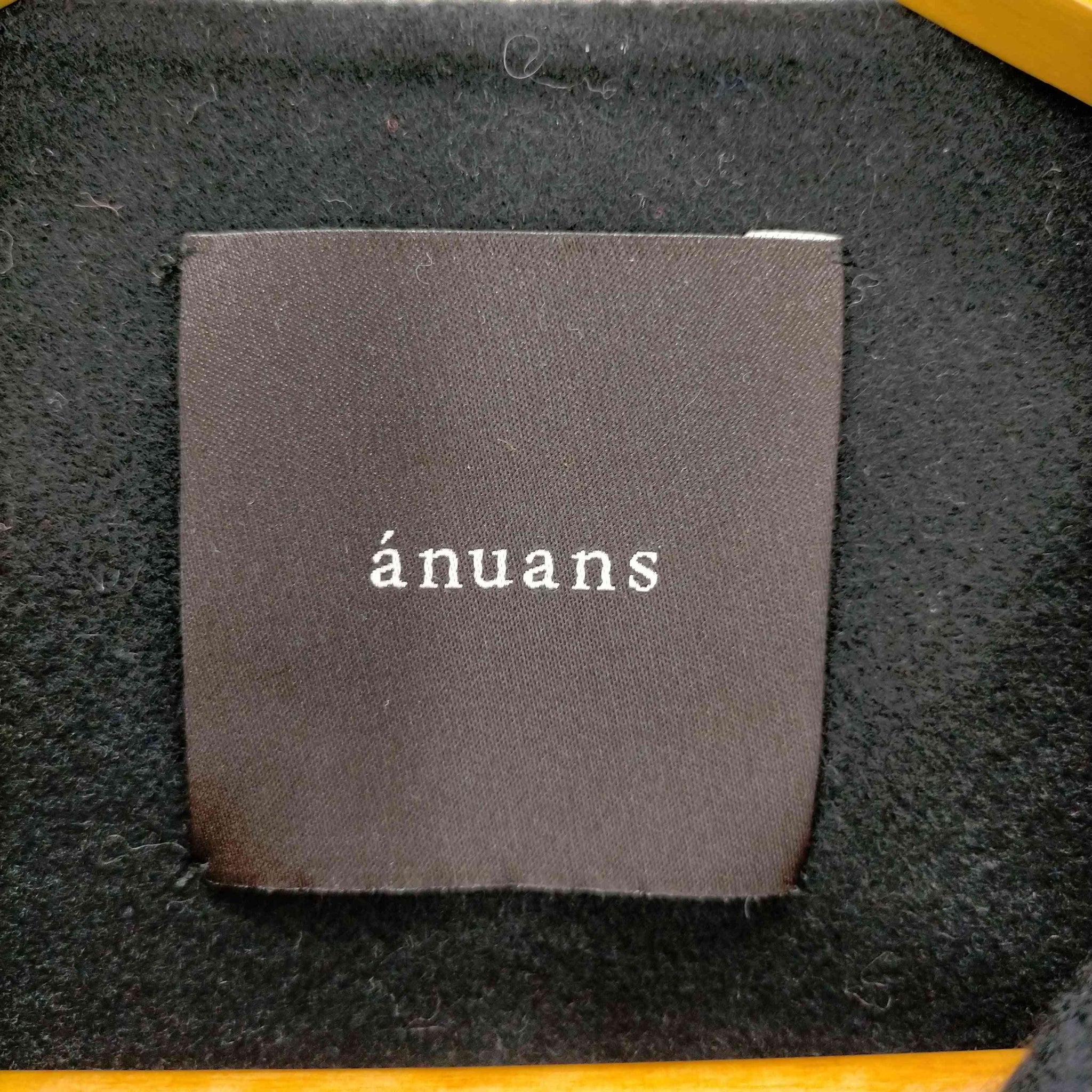 anuans(アニュアンス)23AW ウールダブルクロスリバーショートジャケット