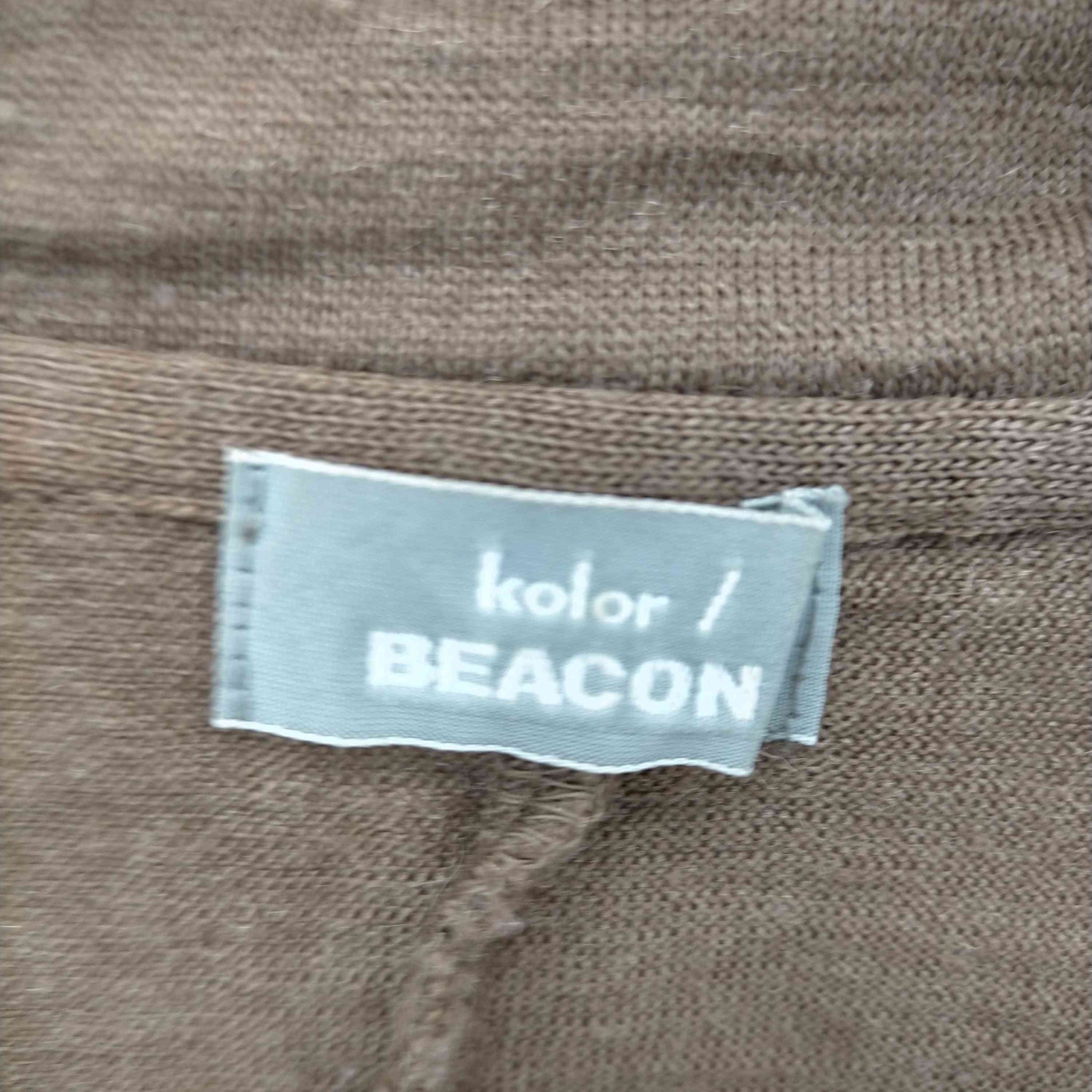 kolor BEACON(カラー ビーコン)13AW ノーカラーカーディガン