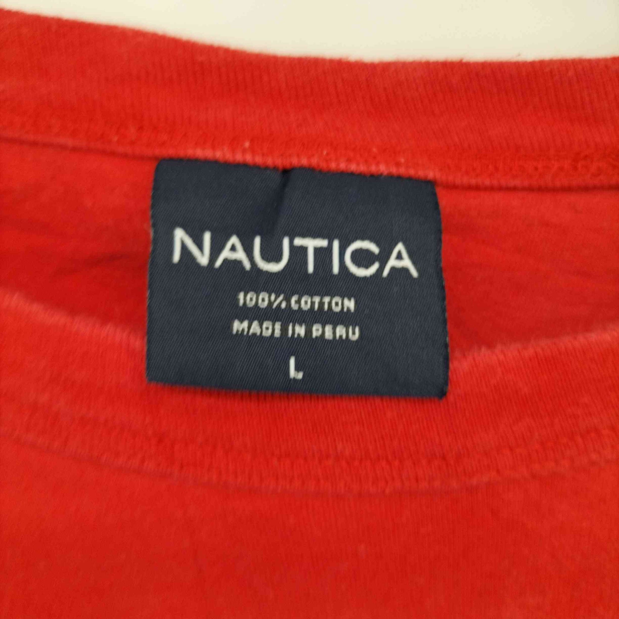 NAUTICA(ノーティカ)ロゴプリント S/S TEE