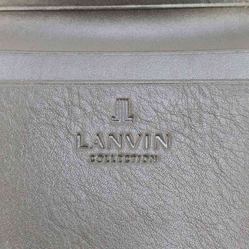 LANVIN COLLECTION(ランバンコレクション)ロゴ型押し 二つ折り レザー カードケース