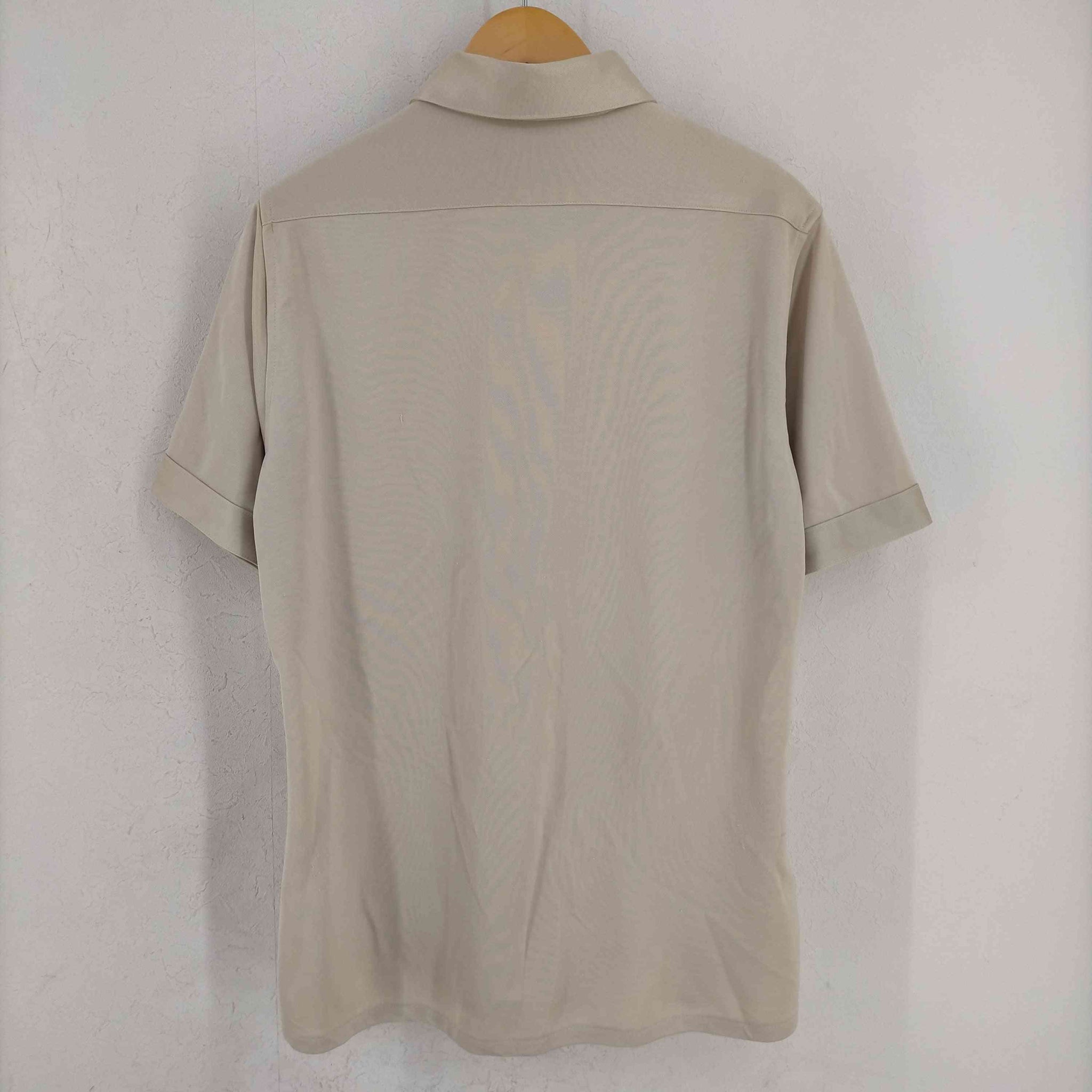 JC Penney(ジェーシーペニー)70S 韓国製 長襟 サテンワークシャツ