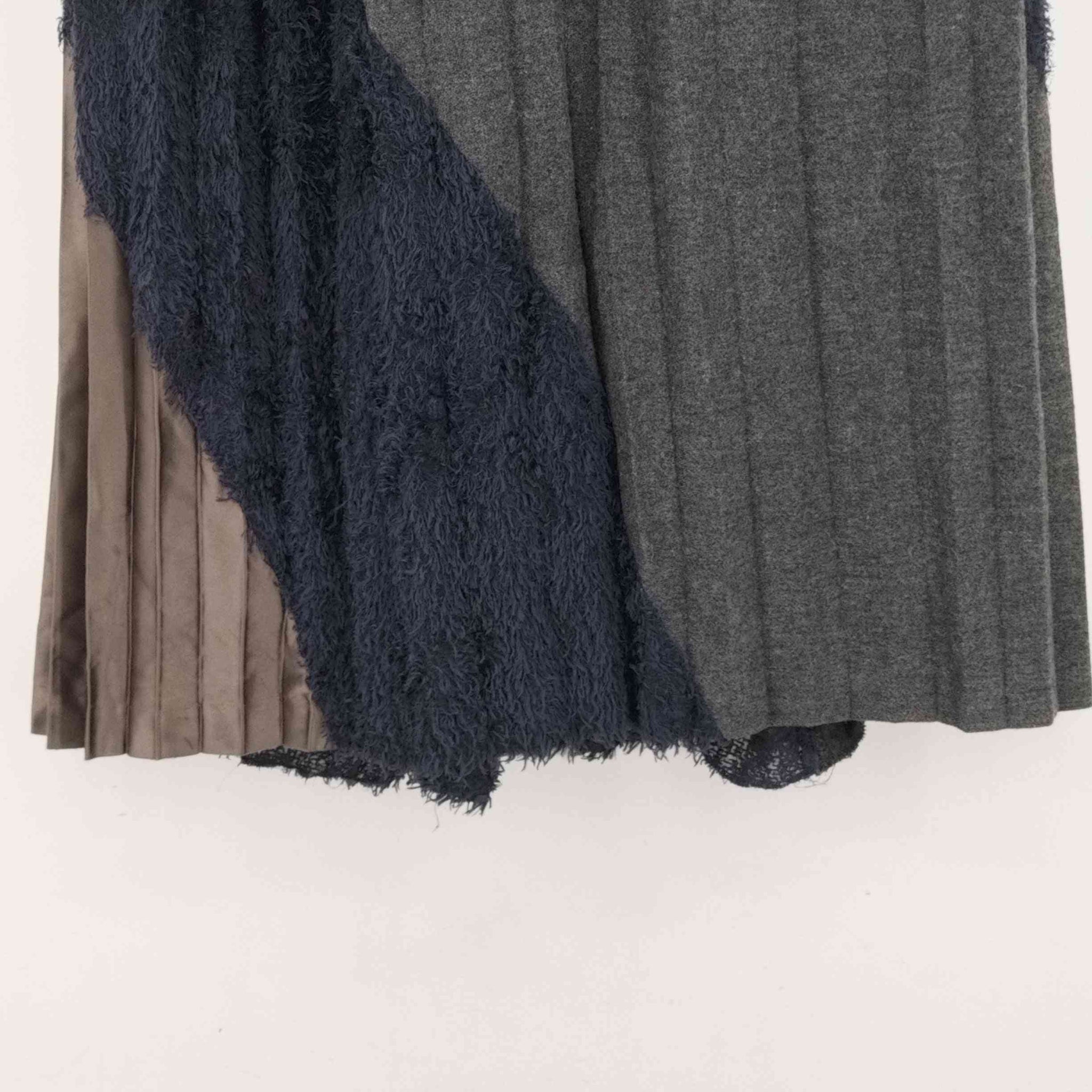 kolor(カラー)マルチパネルプリーツスカート