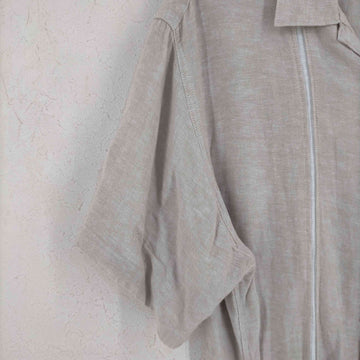 HAGGAR(ハガークロージング)リネンレーヨン オープンカラーシャツ