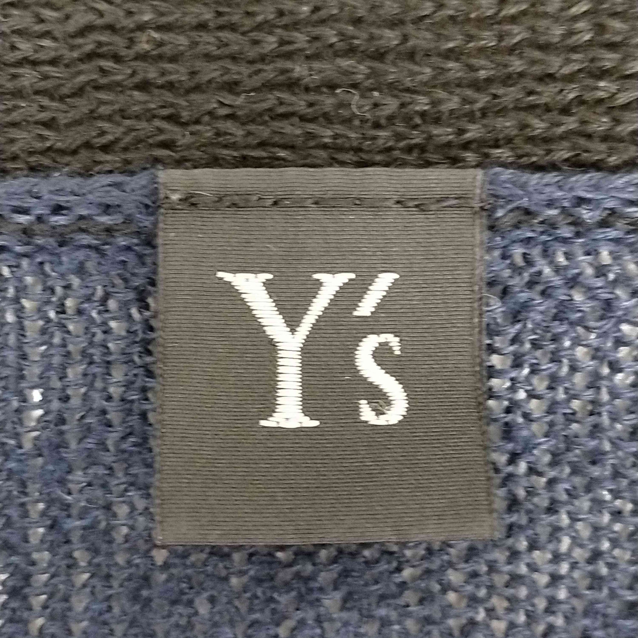 Ys(ワイズ)15SS テールカット 袖切替 変形リネンカーディガン