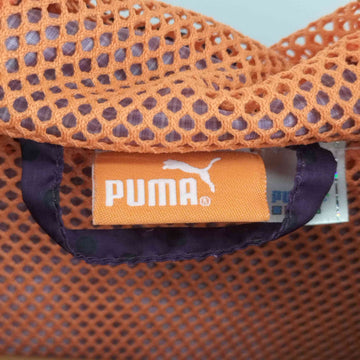 PUMA(プーマ)ロゴ刺繍ドット柄ナイロンジャケット
