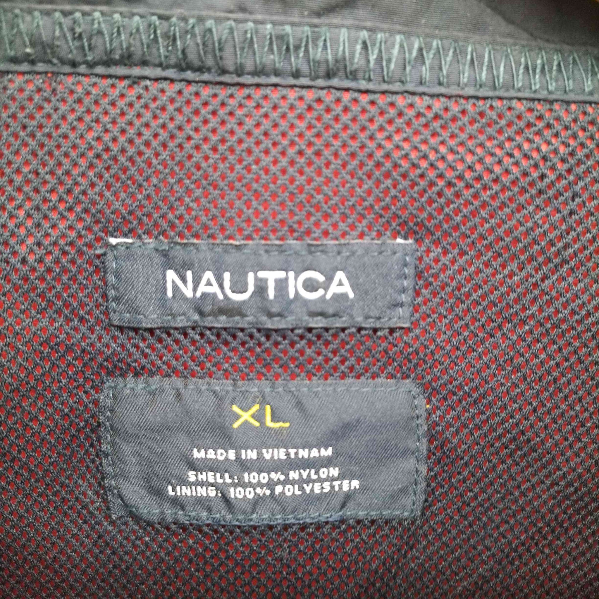 NAUTICA(ノーティカ)NS-83 裏地メッシュ パッカブル フード サイドテープ ロゴ刺繍 ナイロン ジャケット
