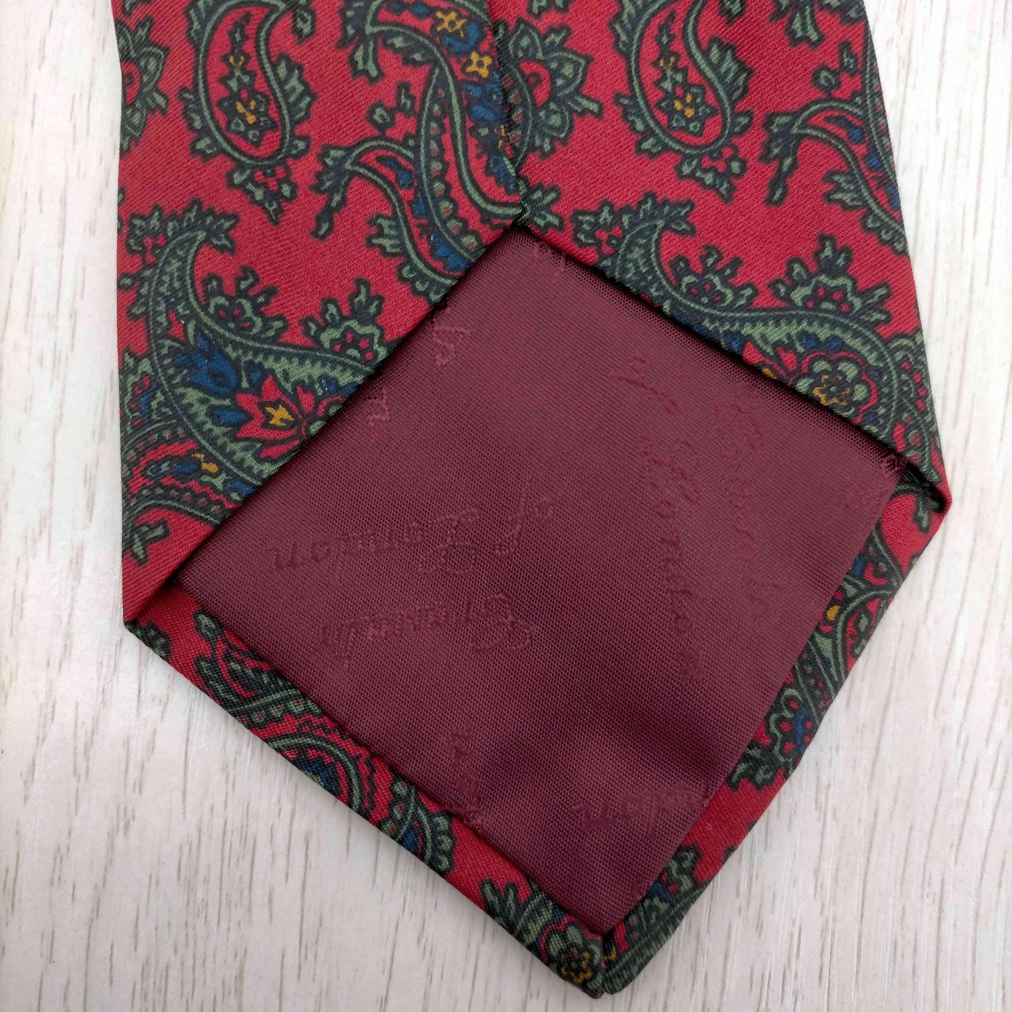 papas(パパス)Cravats of London イングランド製 ネクタイ ペイズリー